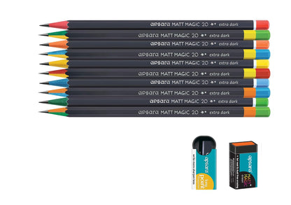 Apsara Matt Magic Pencil 2.0 Pack of 10