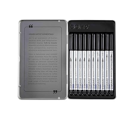 Amariz Professional Pigment Liner & Marker Pens (A 100010102)