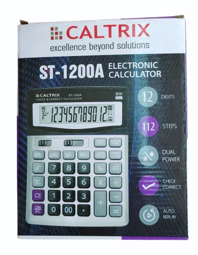 Caltrix Electronic Calculator (ST-1200A)