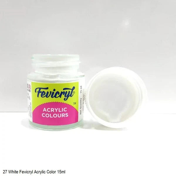 Fevicryl Acrylic Colour White-27 (15ML)