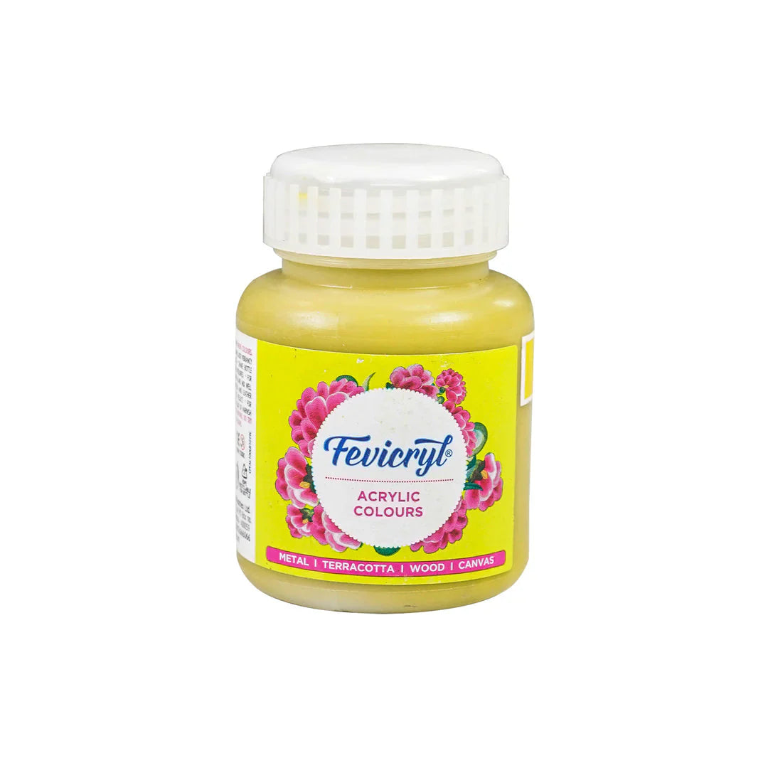 Fevicryl Chrome Yellow Acrylic Colours (DS3D26)