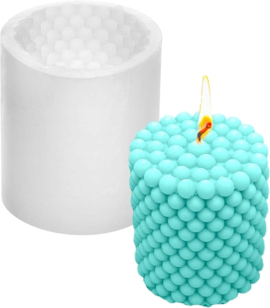 Jags Silicon Candle Mold 3D Cylinder JSF2315