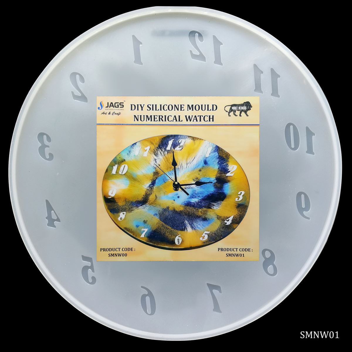 Jags Silicone Mould Numerical Watch SMNW01