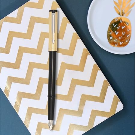 Parker Beta Premium Gold With Coated Clip Fountain Pen