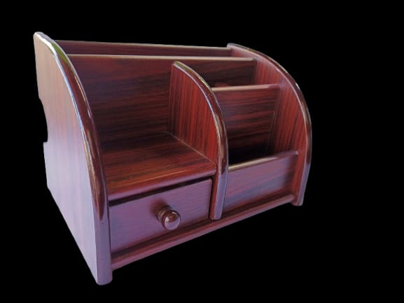 Wooden Pen Stand