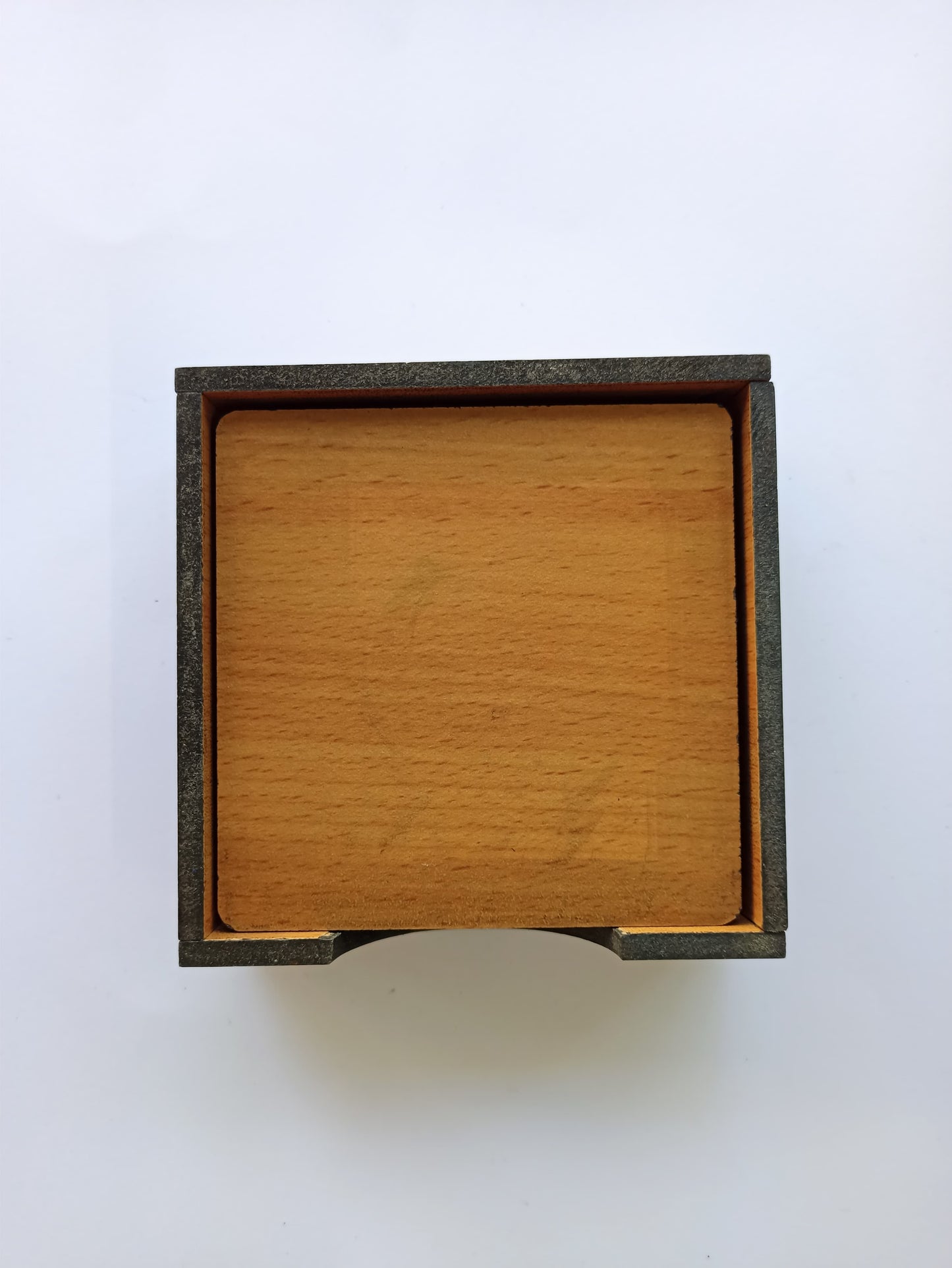 Wooden Tea Coaster Set Wood