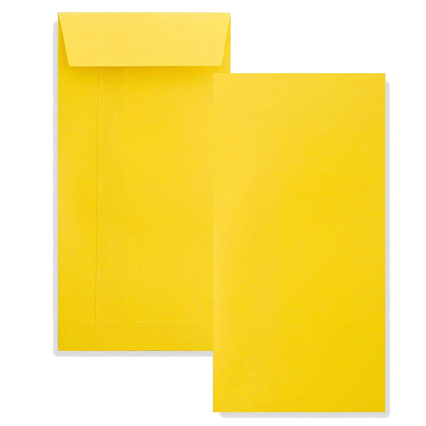 Yellow Laminated Envelop 11"x5" 100gsm Pack of 50