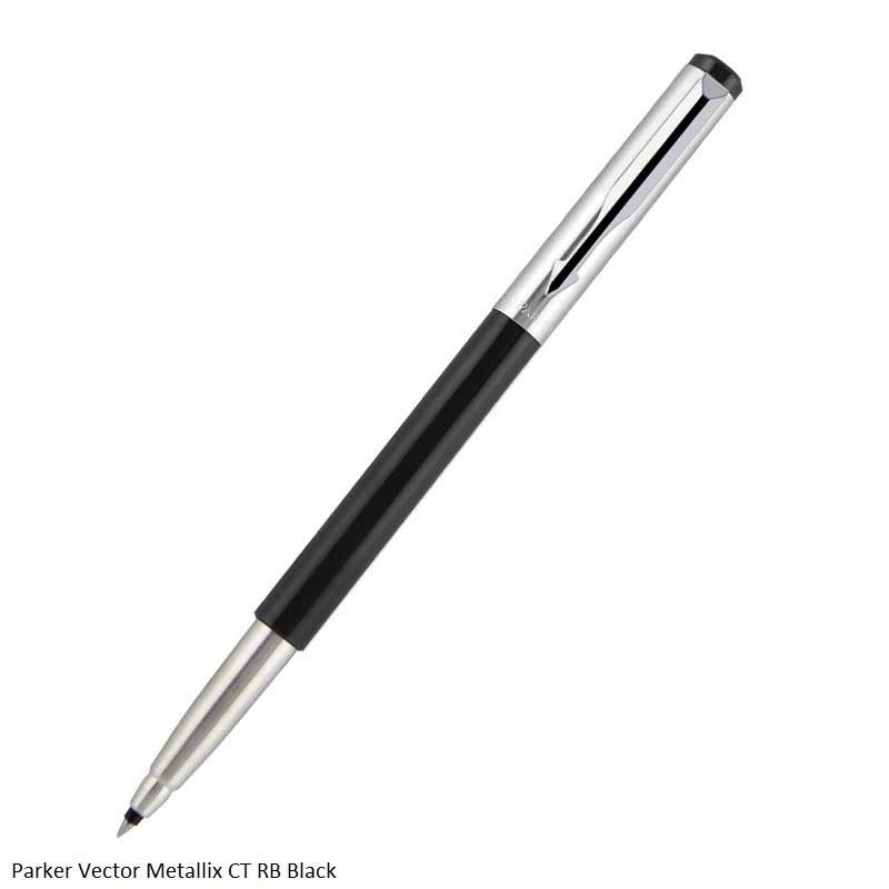 Parker Vector Metallix Chrome Trim Rollerball Pen