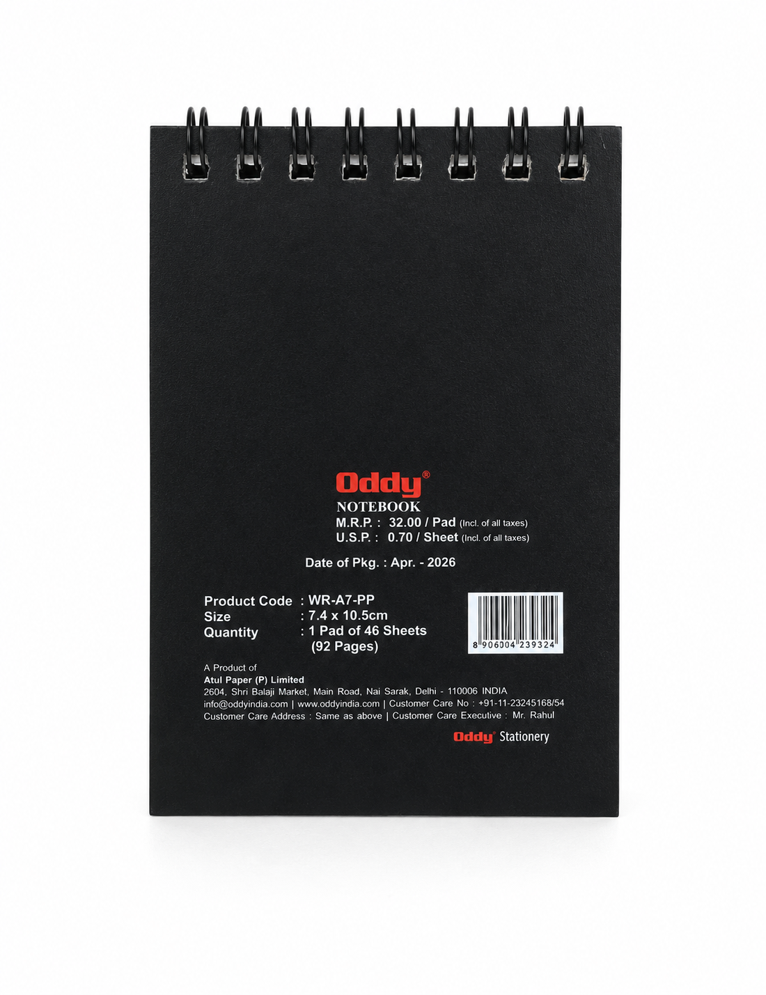 ODDY NOTEBOOK PAD