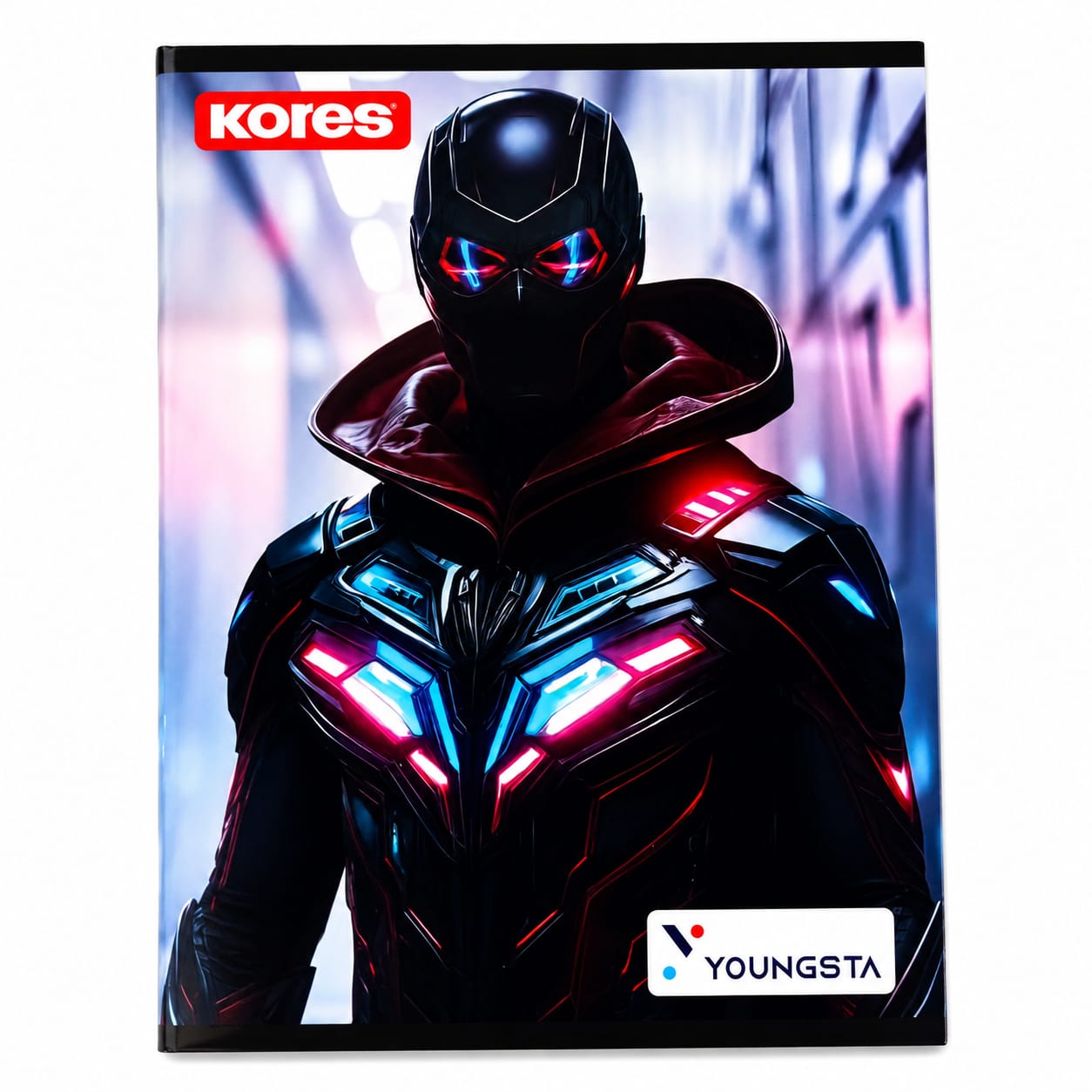 KORES YOUNGSTA EXERCISE BOOK 24 x 18cm RED AND BLUE LINE INTERLEAFS