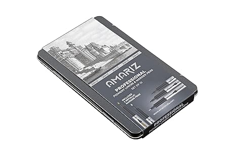 Amariz Professional Pigment Liner & Marker Pens (A 100010102)
