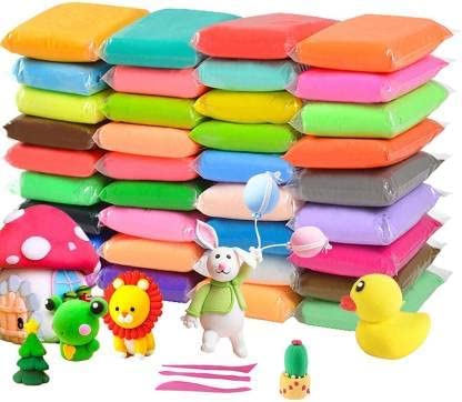 AIR DRY SUPER CLAY (COLOURFUL LIGHT BOUNCING CLAY)
