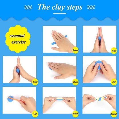 AIR DRY SUPER CLAY (COLOURFUL LIGHT BOUNCING CLAY)
