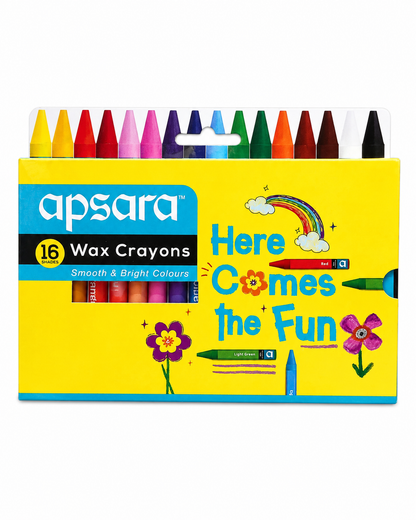 APSARA 16 WAX CRAYONS