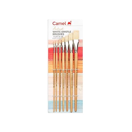 Camel Artist White  Bristle Brushes (2056501)