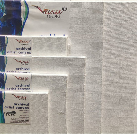 Vasu Fine Art Artist Canvas Board (Set of 5)