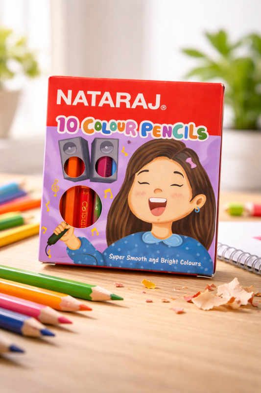 Nataraj 10 Colour Pencils