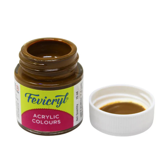 Fevicryl Acrylic Colour Dark Brown-05 15ML