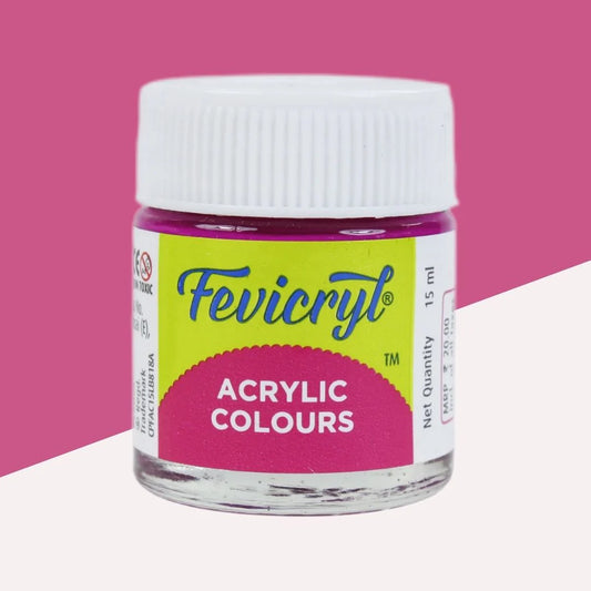 Fevicryl Acrylic Colours Pink-18 15 ML