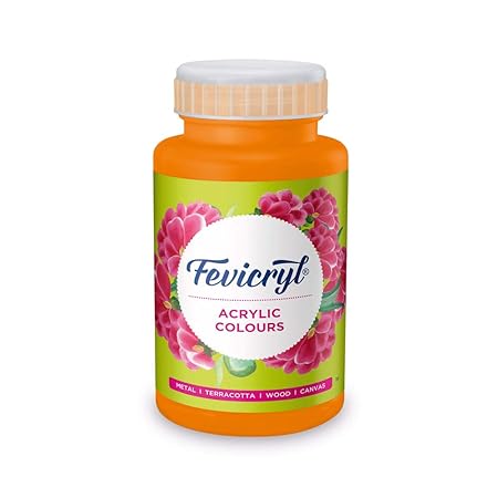 Fevicryl Orange Acrylic Colours (DS3818)