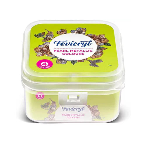 Fevicryl Pearl Metallic Colours 4 Shades