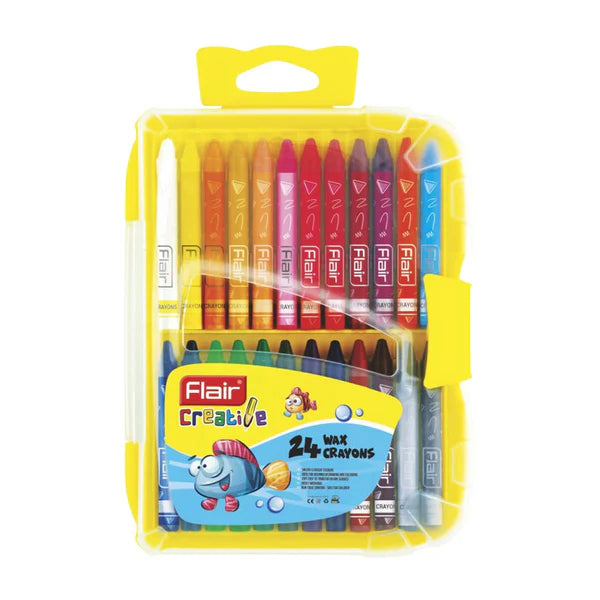 Flair 24 Wax Crayons