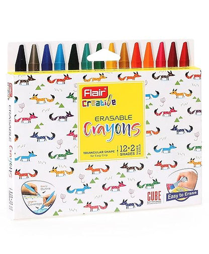 Flair Creative Erasable Crayons