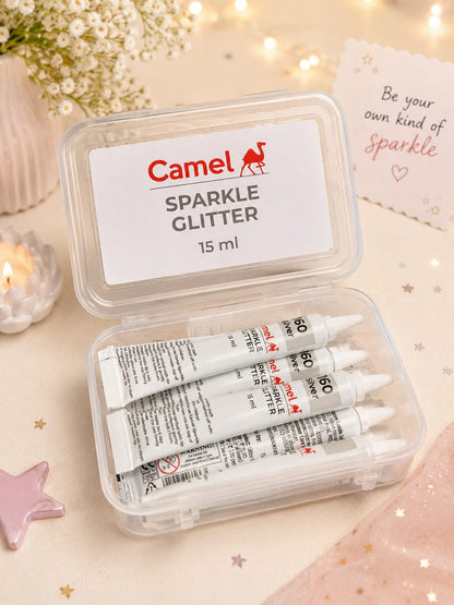 CAMEL SPARKLE GLITTER 15 ML TUBES
