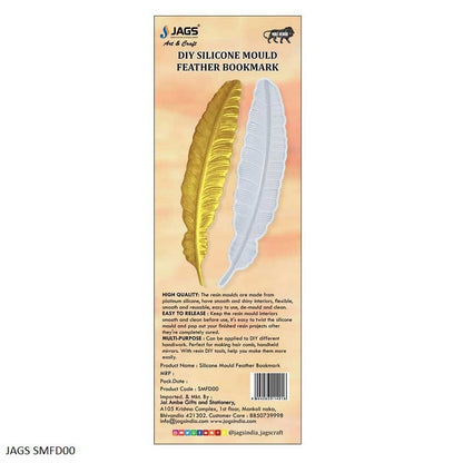 Jags Silicon Mould Feather Bookmark SMFD00