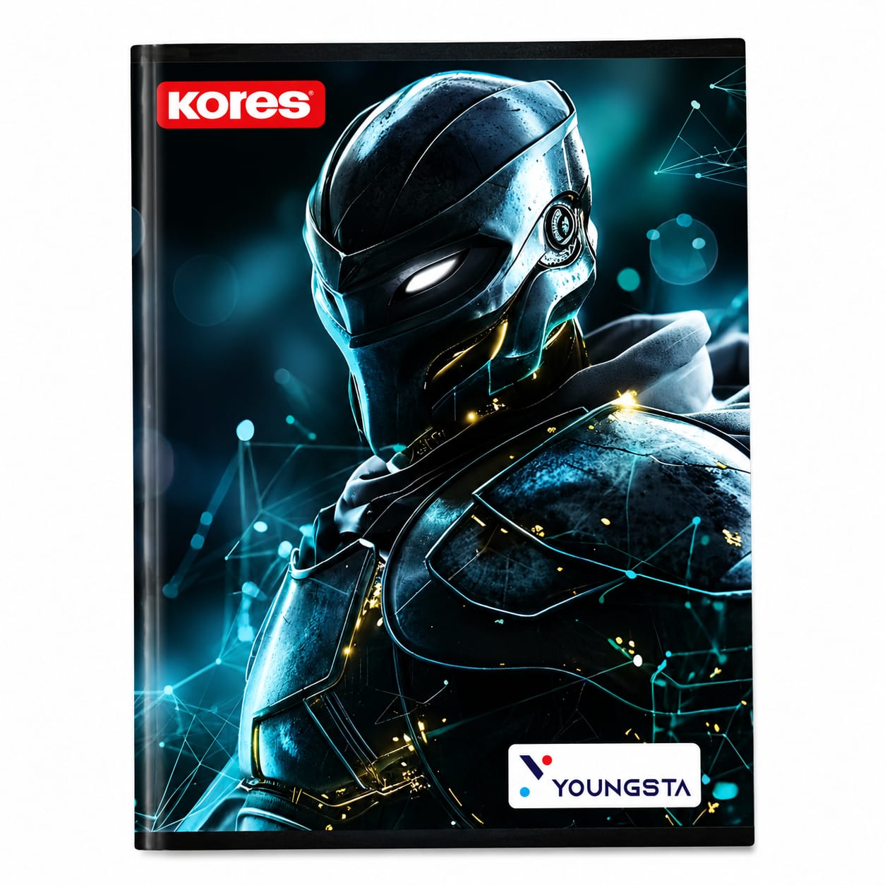 KORES YOUNGSTA EXERCISE BOOK 24 x 18cm RED AND BLUE LINE INTERLEAFS