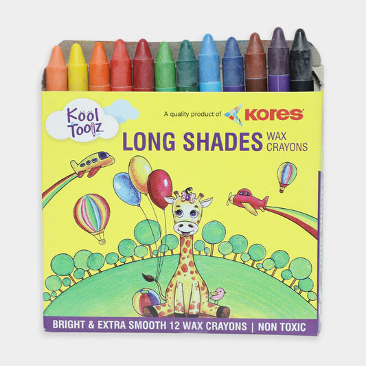 Kores Long Shades Wax Crayons