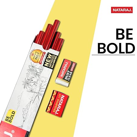 Nataraj 621 Bold HB Writing Pencils