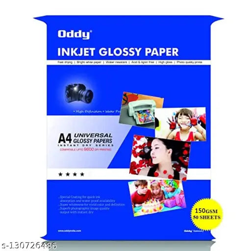 Oddy Inkjet Glossy Paper (150 GSM)
