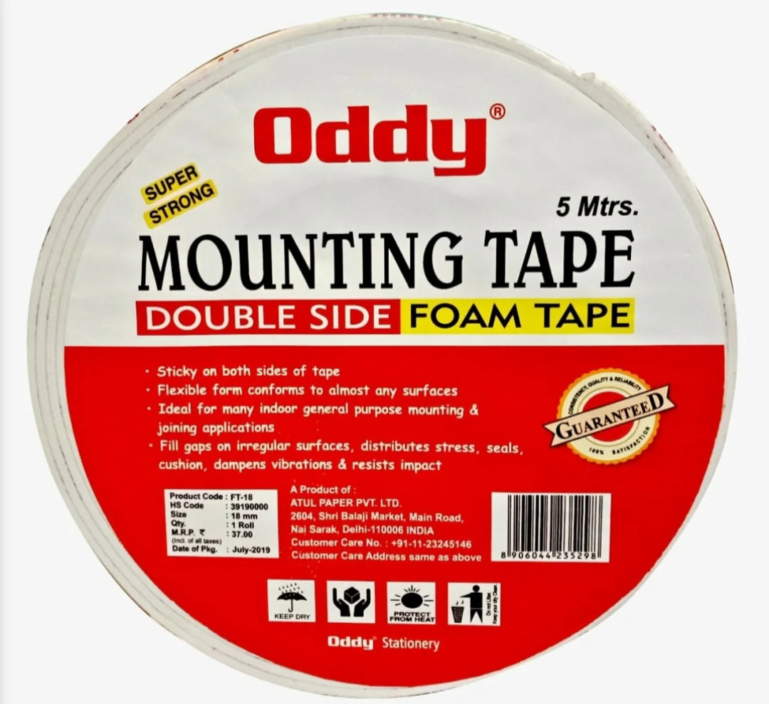 Oddy Mounting Tape (5 Mtr.)