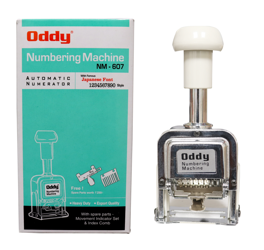 Oddy Numbering Machine (NM-607) – STATIONERY KINGDOM
