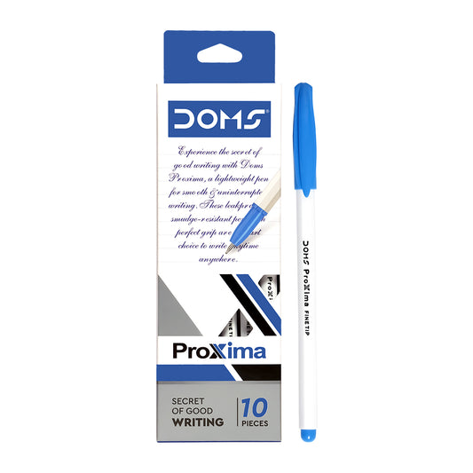 DOMS Proxima Ball Pen Blue 20 Pcs Box