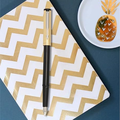 Parker Beta Premium Gold With Coated Clip Fountain Pen
