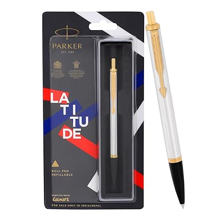 Parker Latitude Shiny Chrome GT Ball Pen