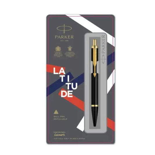 Parker Latitude Matte Black GT Ball Pen