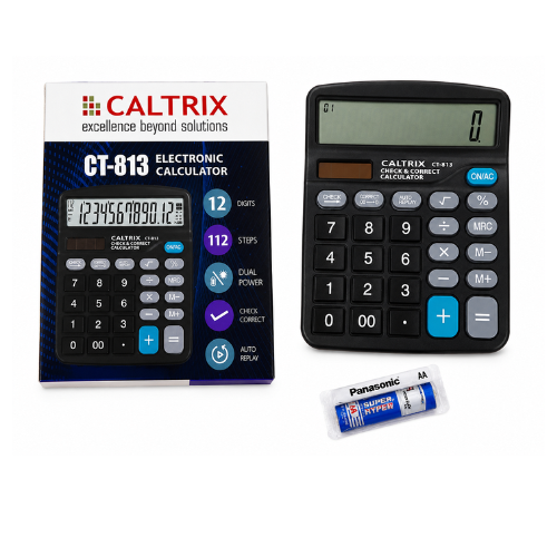CALTRIX CT-813 ELECTRONIC CALCULATOR