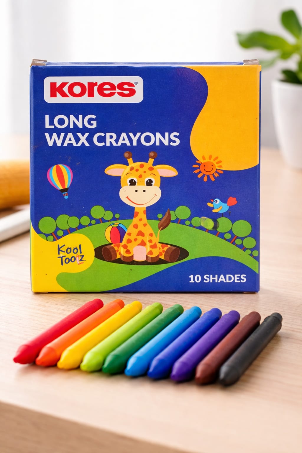 Kores Long Wax Crayons