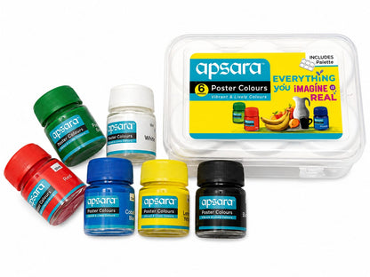 APSARA 6 POSTER COLOURS
