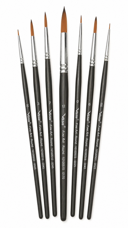 VASU FINE ART ROUND BRUSHES