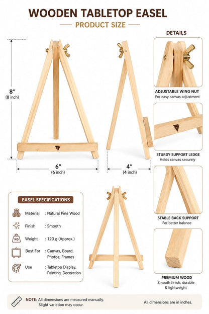 MULTIPURPOSE EASEL 8 INCH