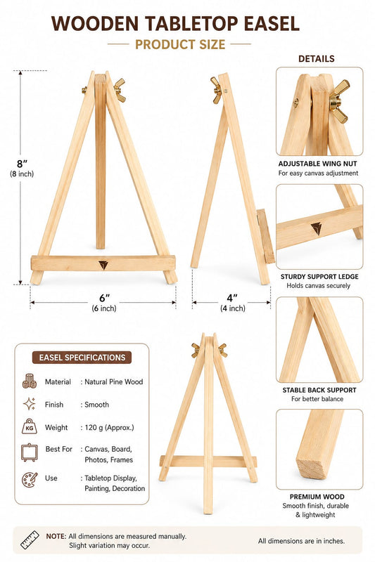 MULTIPURPOSE EASEL 8 INCH