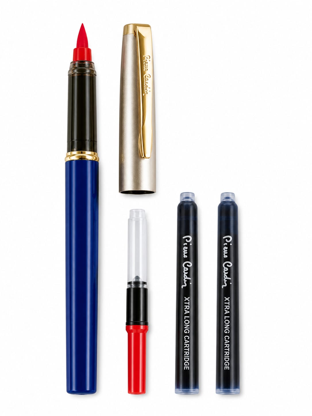 PIERRE CARDIN MOMENTO HALF GOLD LIQUID FOUNTAIN PEN