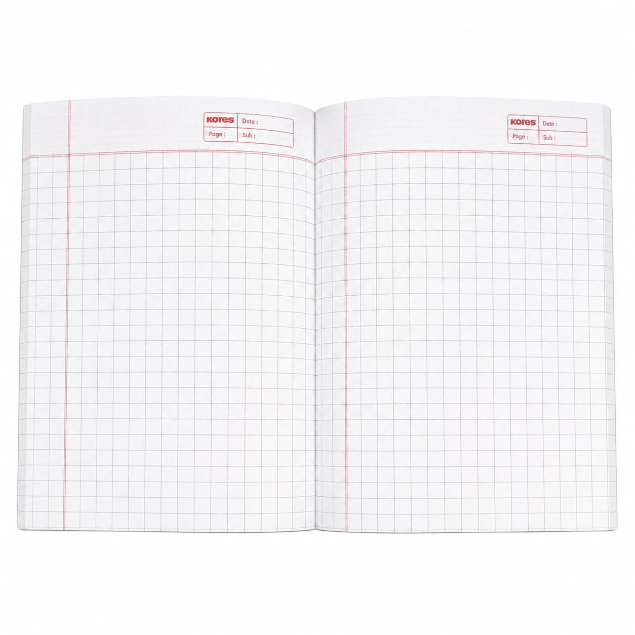 KORES YOUNGSTA EXECISE BOOK 24 x 18CM MEDIUM SQUARE 0.5