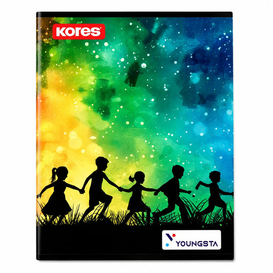 KORES YOUNGSTA EXERCISE BOOK 24x 18cm SINGLE LINED