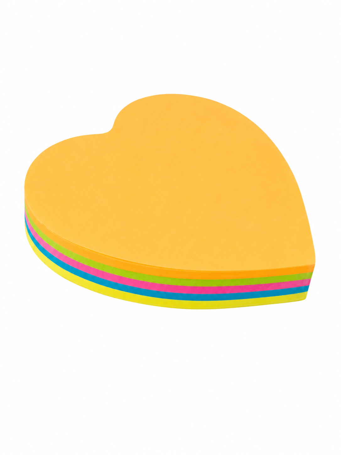 ODDY RE STICK NOTES HEART SHAPE