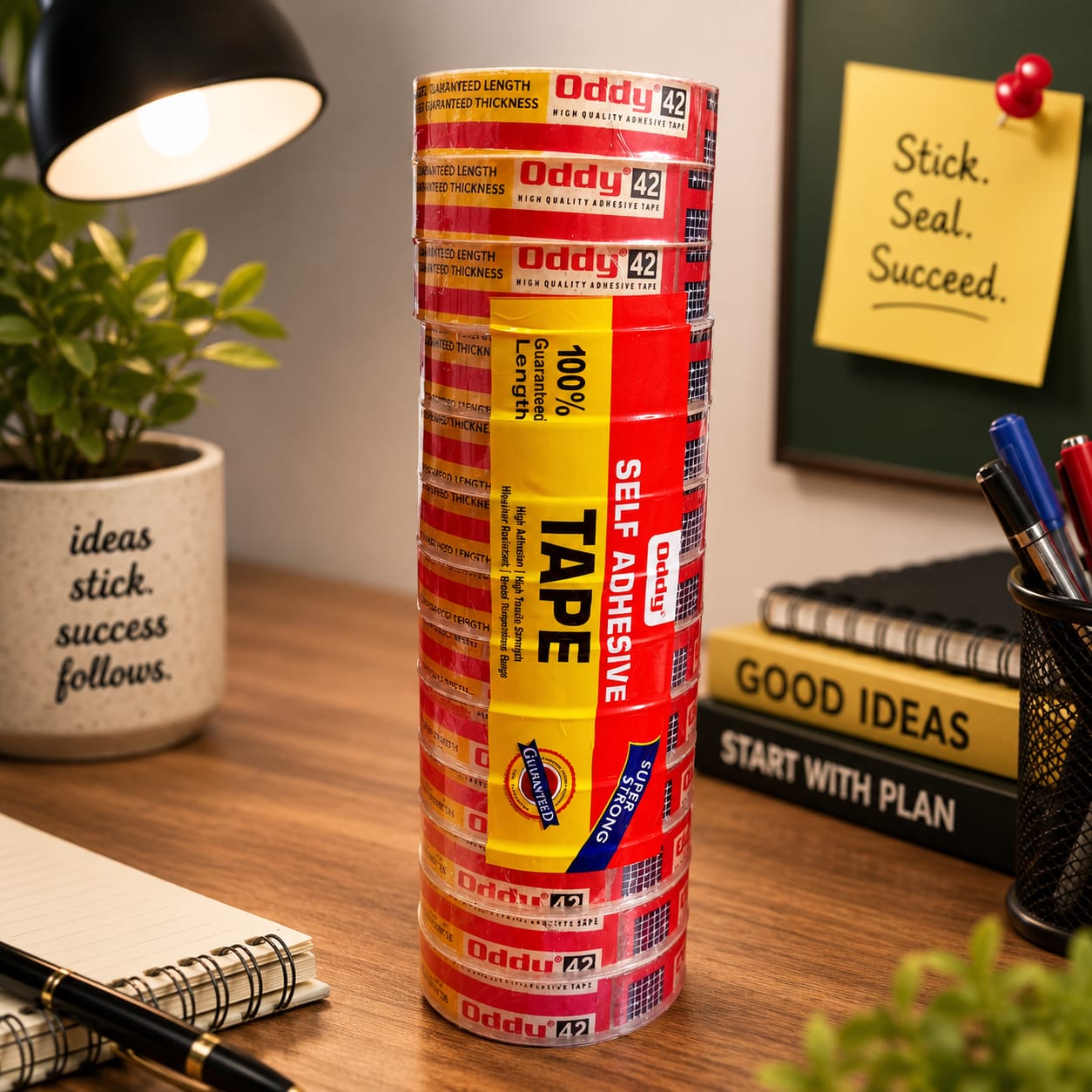 ODDY EST1220 SELF ADHESIVE TAPE 18.3Mtr. PACK OF13